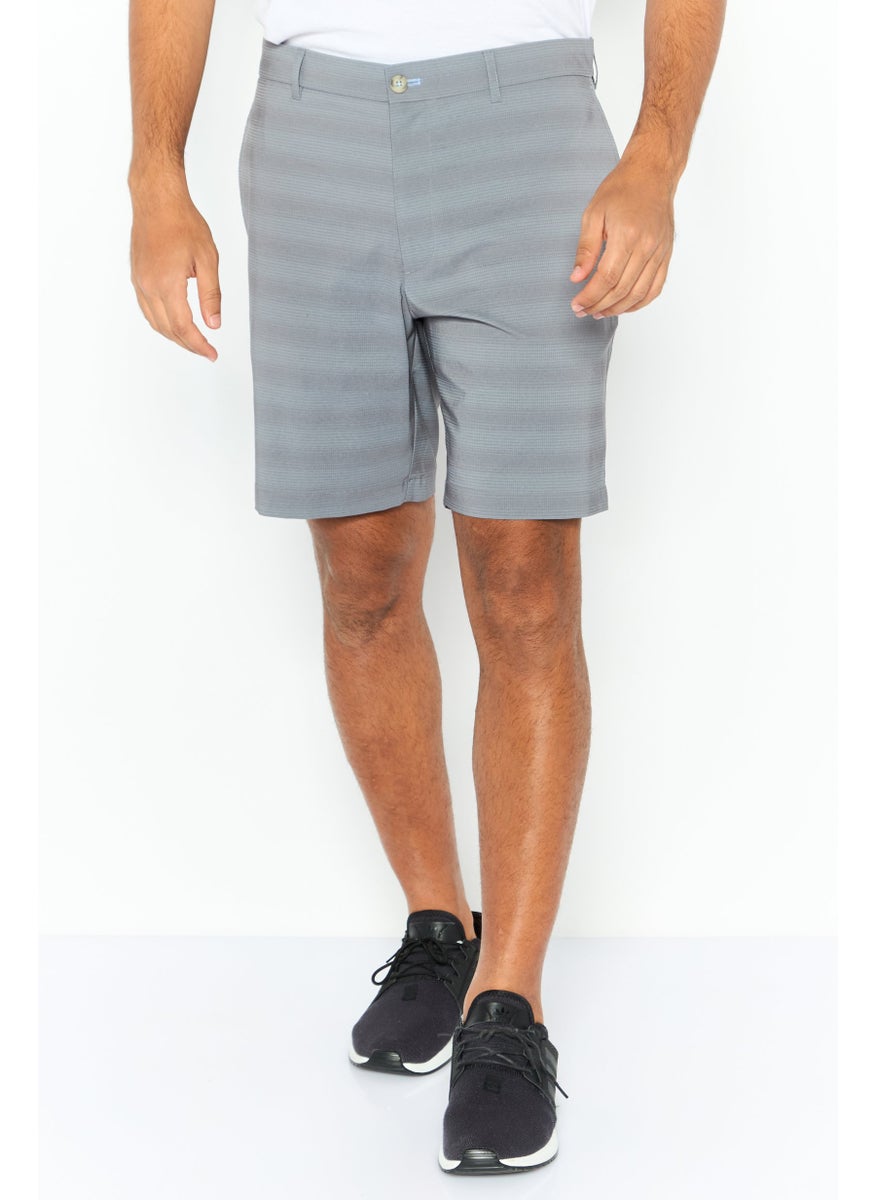 Tailorbyrd Men Sportswear Fit Golf Short, Grey  - Image 1