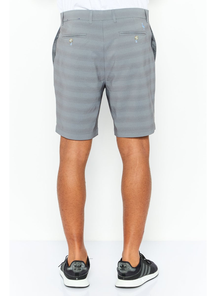 Tailorbyrd Men Sportswear Fit Golf Short, Grey  - Image 4