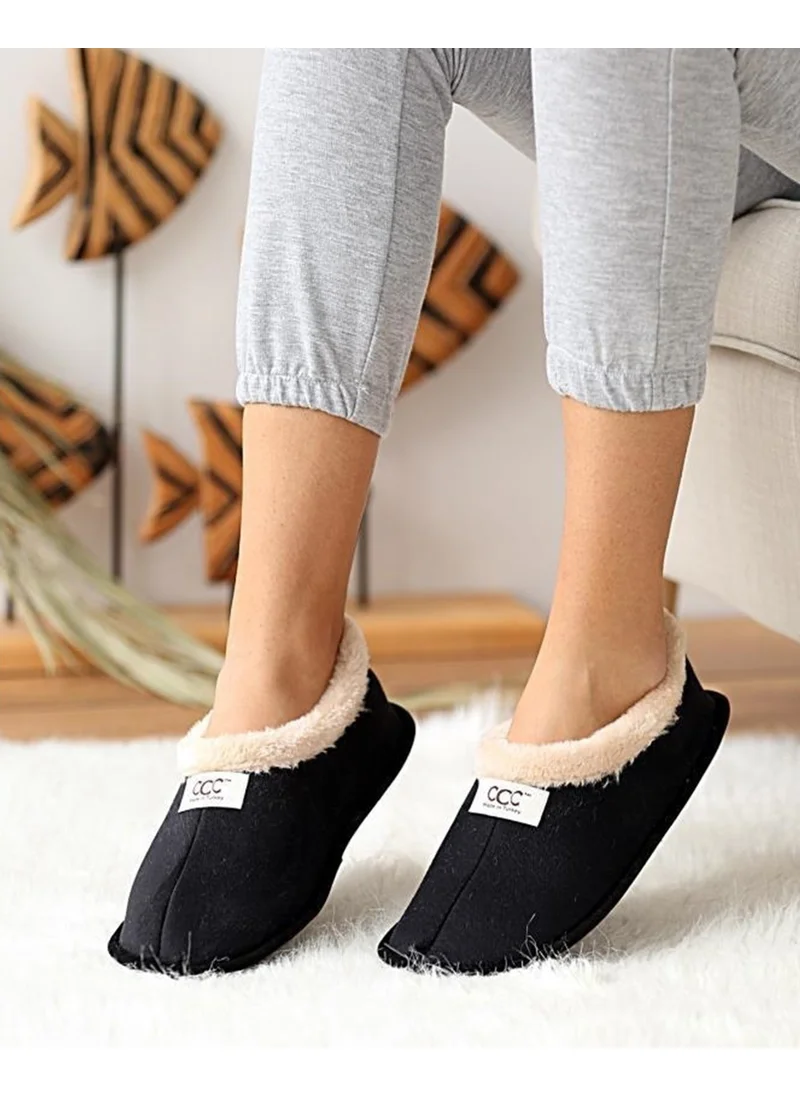 Troyan 1868 Women's Slippers Soft Sole Woolen Home Shoes