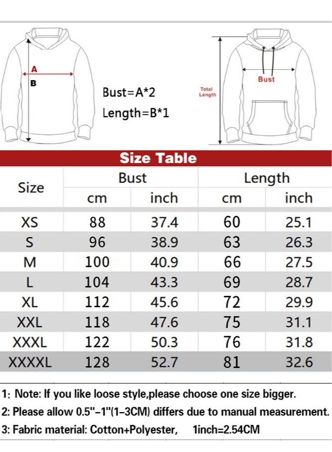 general Stranger Things Printed Hoodie - Multiple Sizes Soft Cotton Blend Pullover Retro Graphic Sweatshirt for Fans Daily Wear - Image 2