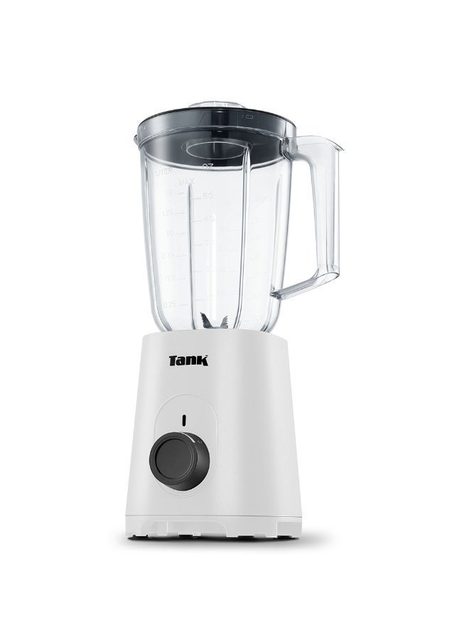 Tank Super Blender, 1.5L Glass Jug, 250ml BPA Free Plastic Grinder, 250ml BPA Free Plastic Meat Mincer, 600 Watts, White, YB-010, 2-Year Warranty - Image 3