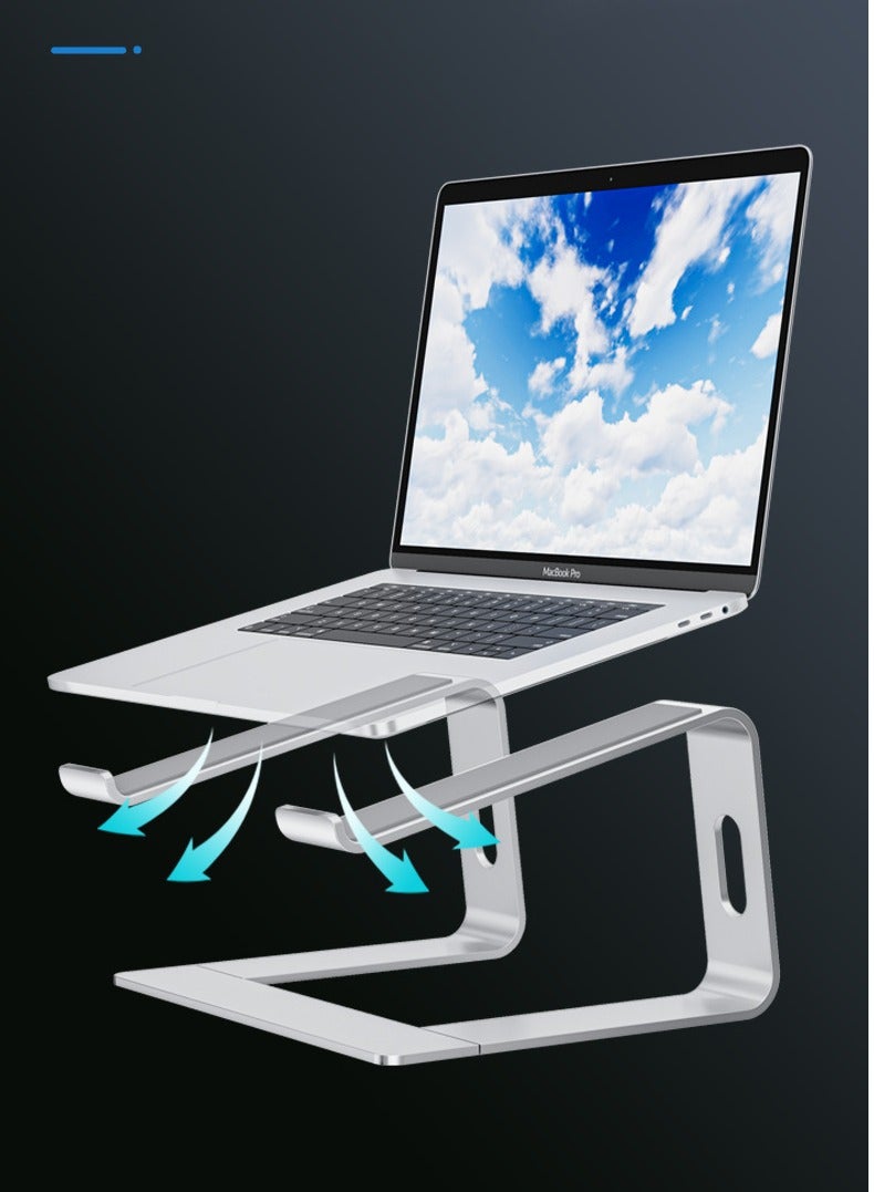 spa luxetique Ergonomic Aluminum Laptop Stand Detachable Laptop Riser Notebook Holder Compatible with MacBook Air Pro Dell XPS HP Lenovo 10-15.6” Laptops  - Image 3