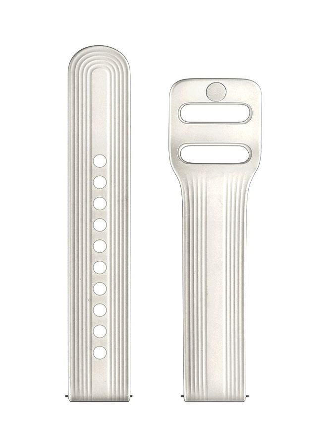 Perfii Replacement Band For Huawei Watch GT 2 42mm White - Image 1