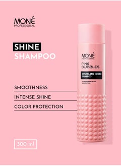 MONE Professional Sparkling Shine Shampoo - Luxurious Repair Shampoo For Dry And Damaged Hair With Argan Oil And Coconut Extract, 300 ml.  - Image 2