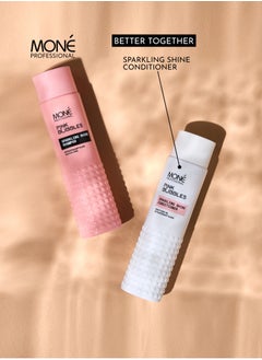MONE Professional Sparkling Shine Shampoo - Luxurious Repair Shampoo For Dry And Damaged Hair With Argan Oil And Coconut Extract, 300 ml.  - Image 5