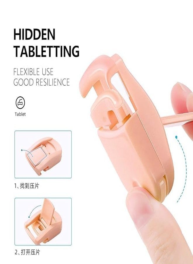 ISTORE Portable Mini Eyelash Curlers Clip, Plastic Travel Lash Curler with Replacement Pads, Fits All Eye Shapes Makeup Cosmetic Tool (Multicolor) - Image 2