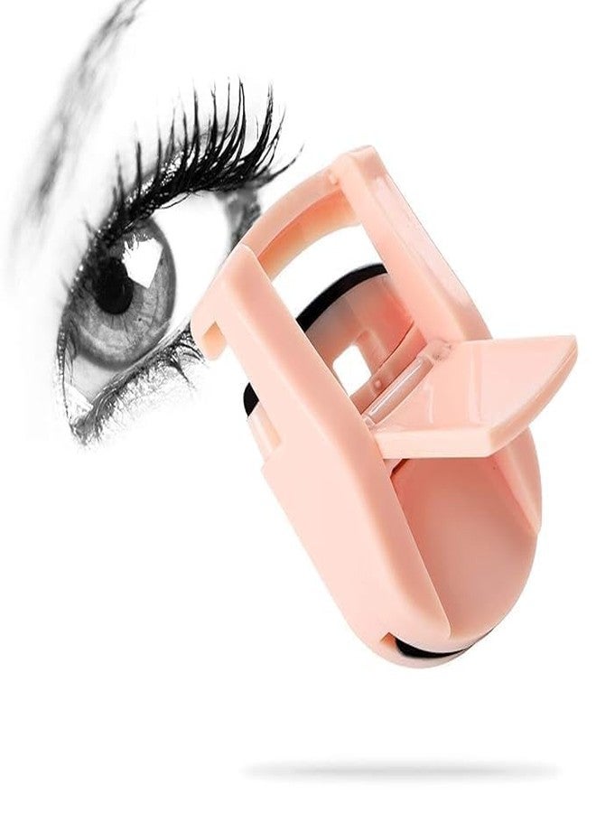 ISTORE Portable Mini Eyelash Curlers Clip, Plastic Travel Lash Curler with Replacement Pads, Fits All Eye Shapes Makeup Cosmetic Tool (Multicolor) - Image 1
