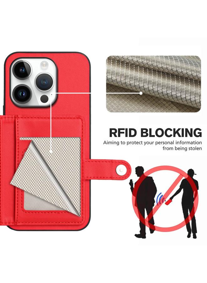 اس-توب جراب لهاتف iPhone 16 Pro مزود بزر وبطاقة RFID وغطاء هاتف مضاد للسرقة - Image 3