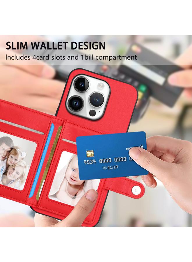 اس-توب جراب لهاتف iPhone 16 Pro مزود بزر وبطاقة RFID وغطاء هاتف مضاد للسرقة - Image 5
