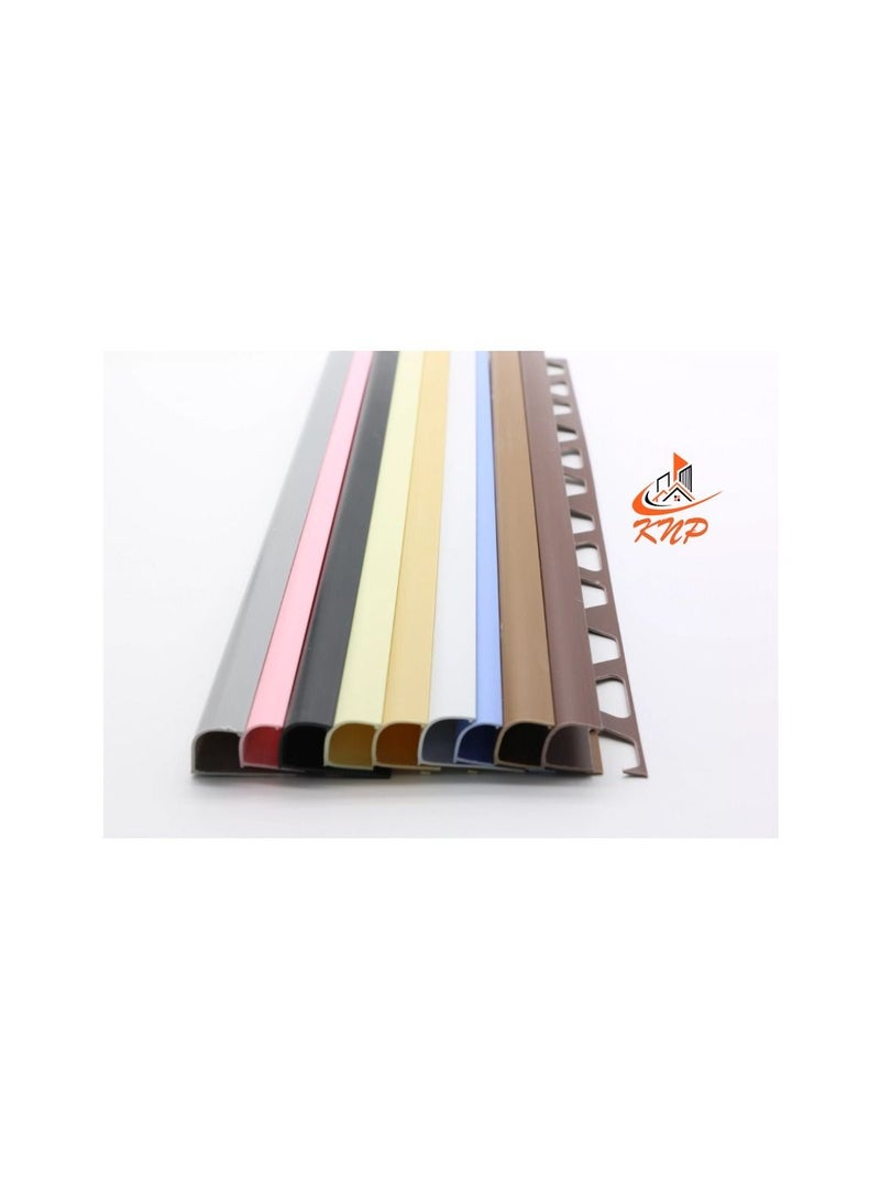 KNP PVC Tile Trim 8mm White - Image 1