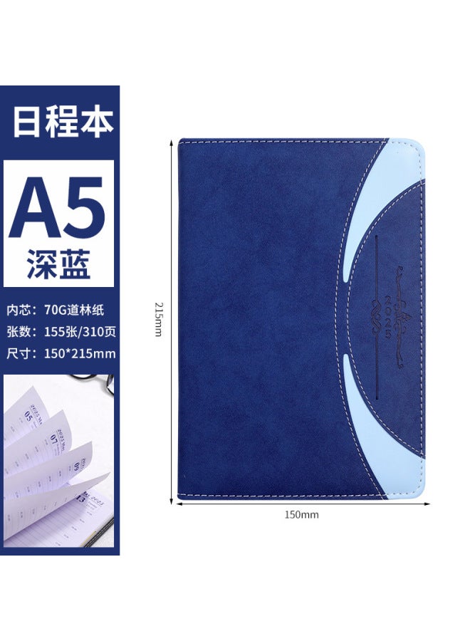 QUICK English Calendar Book 365 Days Notebook Spanish Daily Plan Book - Image 1