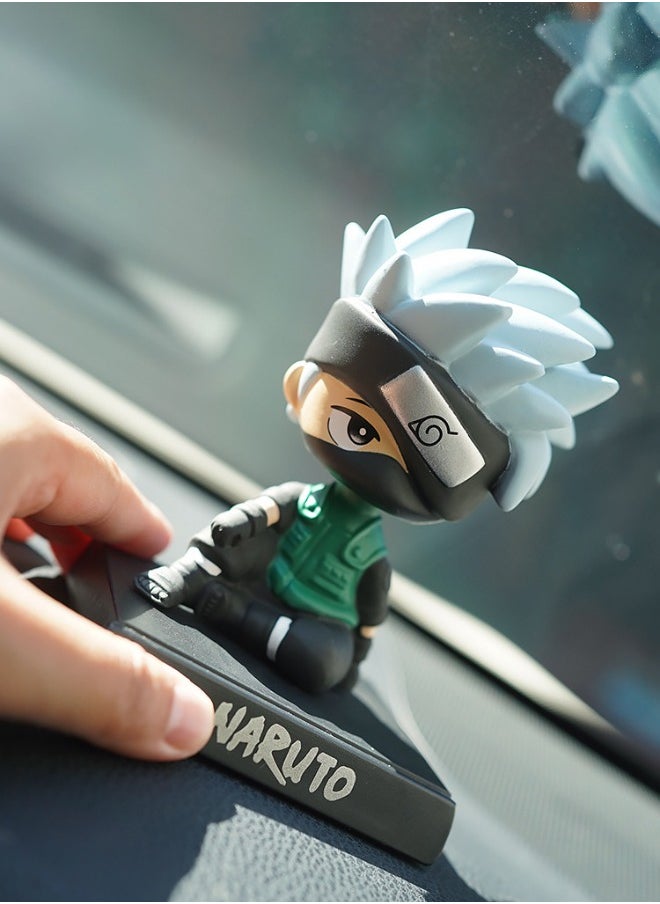 Kakashi Bobblehead with Base, Premium Polyresin Statues, Cartoon Creative Car Ornament with Mobile Phone Holder 9*12 cm - pzsku/Z8E8BEAE19FF4B6F14E44Z/45/_/1741119075/d926403d-a42e-40c8-8d0d-783dcc058c32