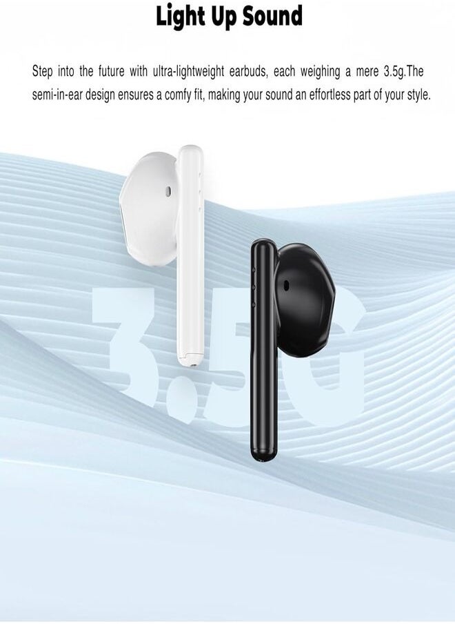 BLACK SHARK Excelent Bluetooth Wireless Earphone With Bluetooth 5.3 Connectivity, Gaming Mode, Active Noise Cancellation and 40 Hours Battery Life T9 - Black  - Image 5