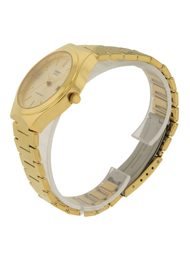 كاسيو ساعة يد إنتايسر بعقارب طراز LTP-1170N-9ARDF - 30 مم - ذهبي نساء - Image 3