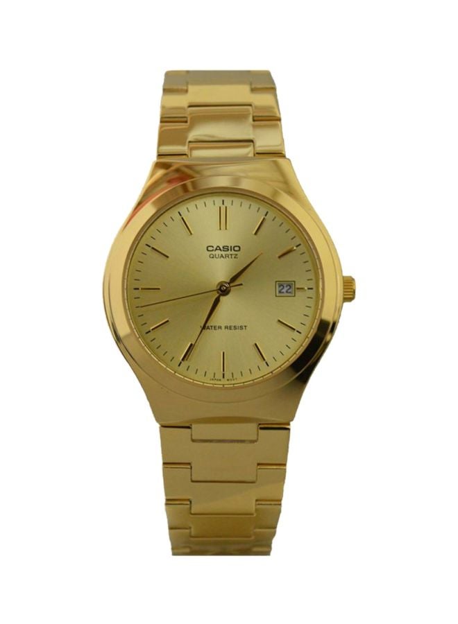 كاسيو ساعة يد إنتايسر بعقارب طراز LTP-1170N-9ARDF - 30 مم - ذهبي نساء - Image 1