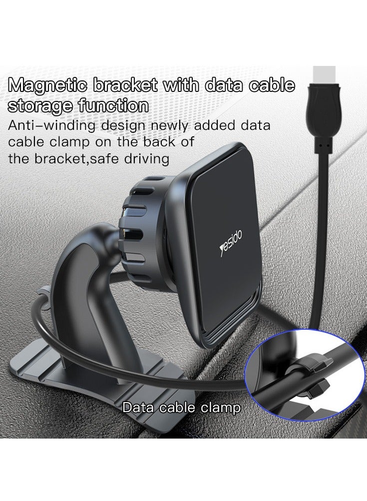 Yesido C110 Magnetic Magnet 360 Degree Universal Car Dashboard Mobile Phone Holder For Car - Image 5