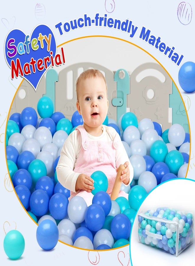 Hovenlay 100 Ball Pit Balls for Kids, Plastic Balls for Ball Pit, Play Balls for Toddlers Babies, Ideal for Ball Pit, Kiddies Pool, Indoor Playpen - Image 2