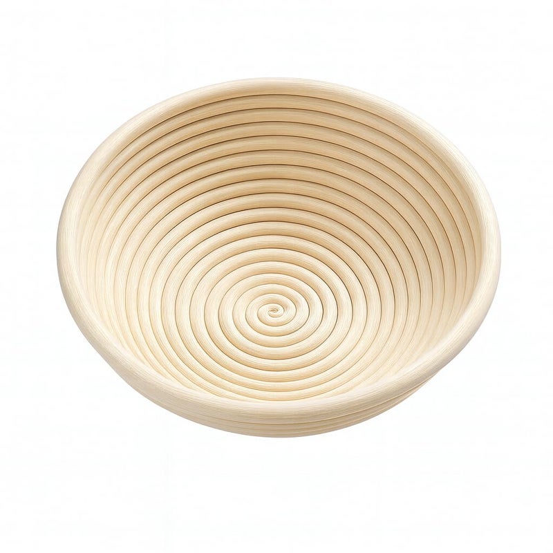 Saint Germain Bakery Premium Round Bread Banneton Basket with Liner - Perfect Brotform Proofing Basket for Making Beautiful Bread (8 inch) - Image 2