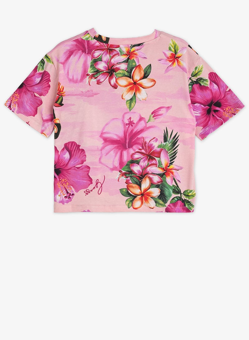 GUESS Youth Graphic Crew Neck T-Shirt - Image 2