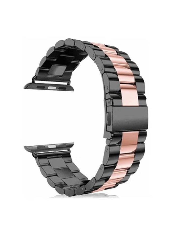Metal Bands Compatible with Apple Watch Band 45mm, Stainless Steel Magnetic Absorption Strap, Wristband for iWatch Band for Apple Watch Series 7 - Image 2