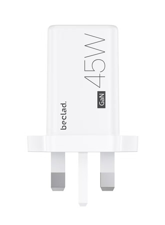beclad BECLAD 45W Adapter – Designed for Samsung Galaxy white 