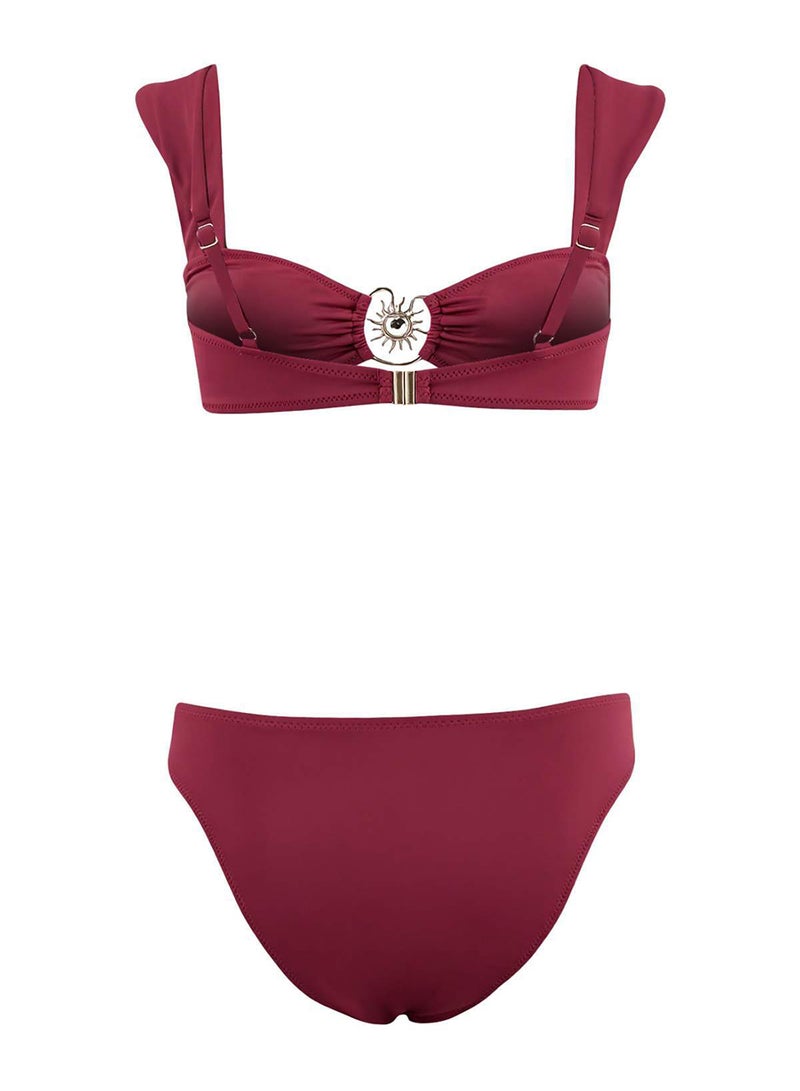 trendyol Premium Regular Bikini Set with Sun Accessories Tbess25Bt00061 - Image 4