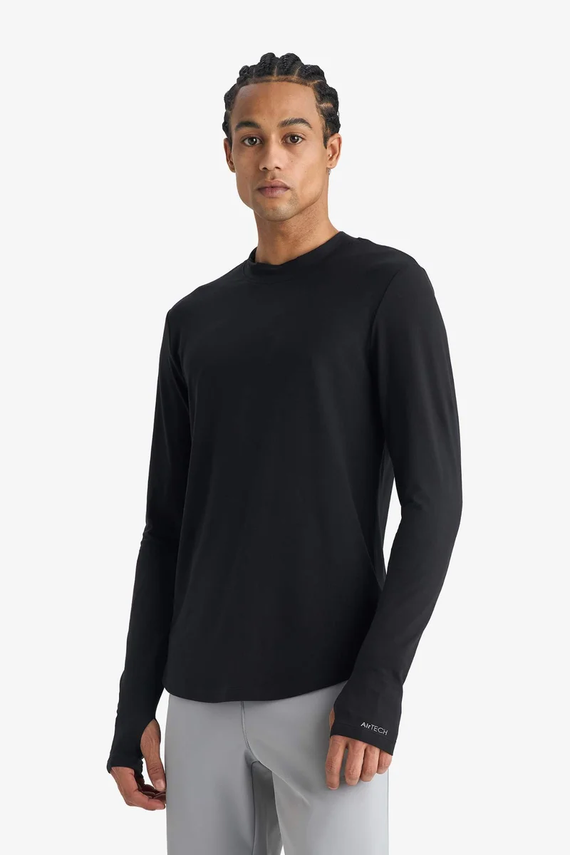 ديفاكتو Slim Fit Stand Collar Bodysuit