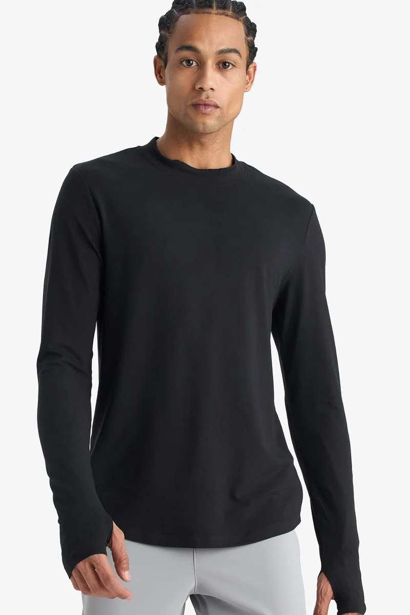 ديفاكتو Slim Fit Stand Collar Bodysuit