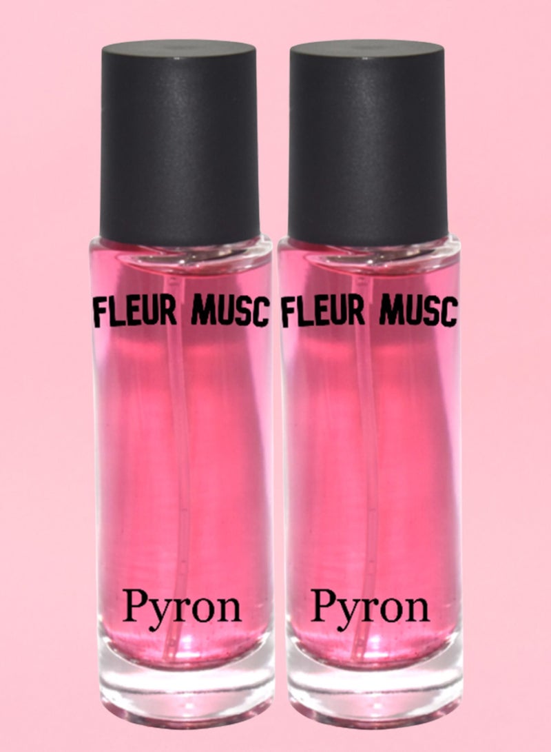 بيرون 2 قطع ماء عطر فلور مسك 30 مل EDP - Image 1