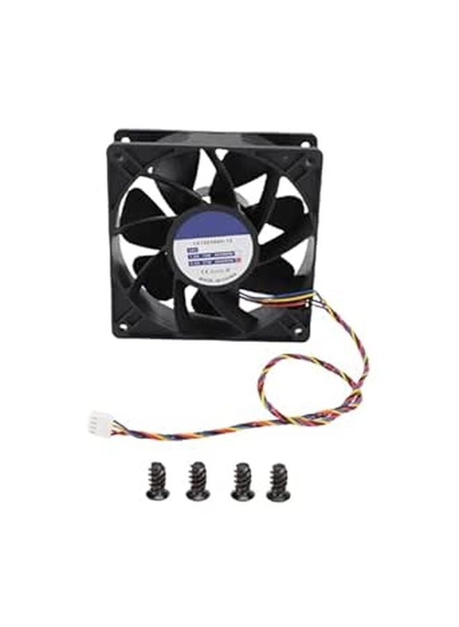 120x38mm 12V 4Pin PWM 6000RPM Brushless Cooling Fan For PC Case Server Mining Rig - Image 1