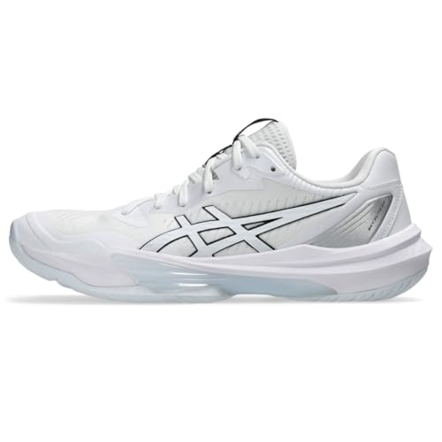 ASICS Womens Sky Elite FlyteFoam 3 Volleyball Shoes 10 WhiteWhite - Image 1