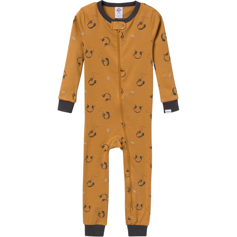 Gerber Baby-Boys 3-Pack Snug Fit Footless One-Piece Cotton Pajamas, Music, 18 Months - Image 4