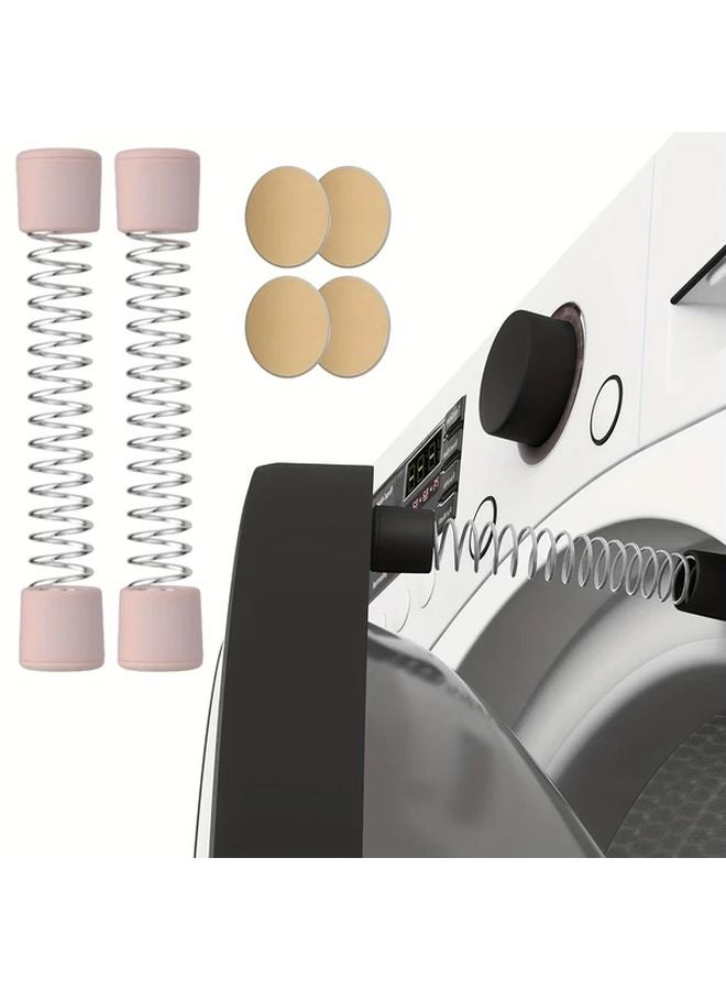 2Pcs Pink Magnetic Washing Machine Door Stopper Anti Slam Lock Front Load Washer - Image 1