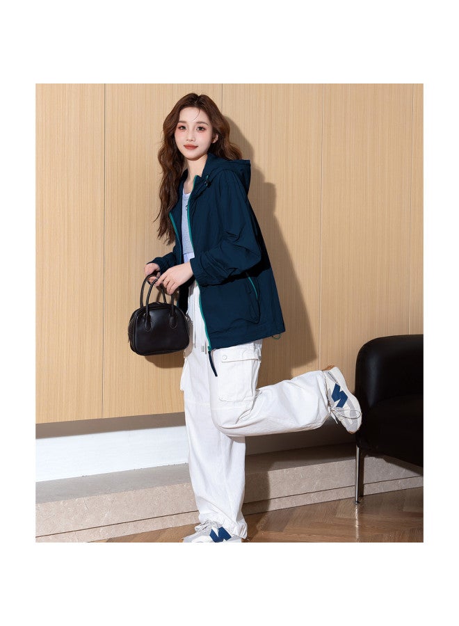 TonLion 2025 Spring/summer Women's Jacket Sun Protection Uv Blocking Solid Color Minimalist Casual Korean Style Lightweight Breathable Hooded - Image 3