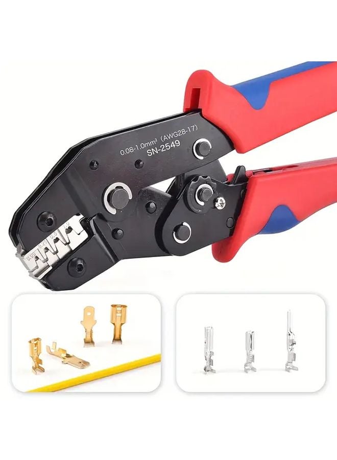 SN 2549 Crimper Heavy Duty Manual Ratcheting Tool For JST Molex Dupont Connectors - Image 3