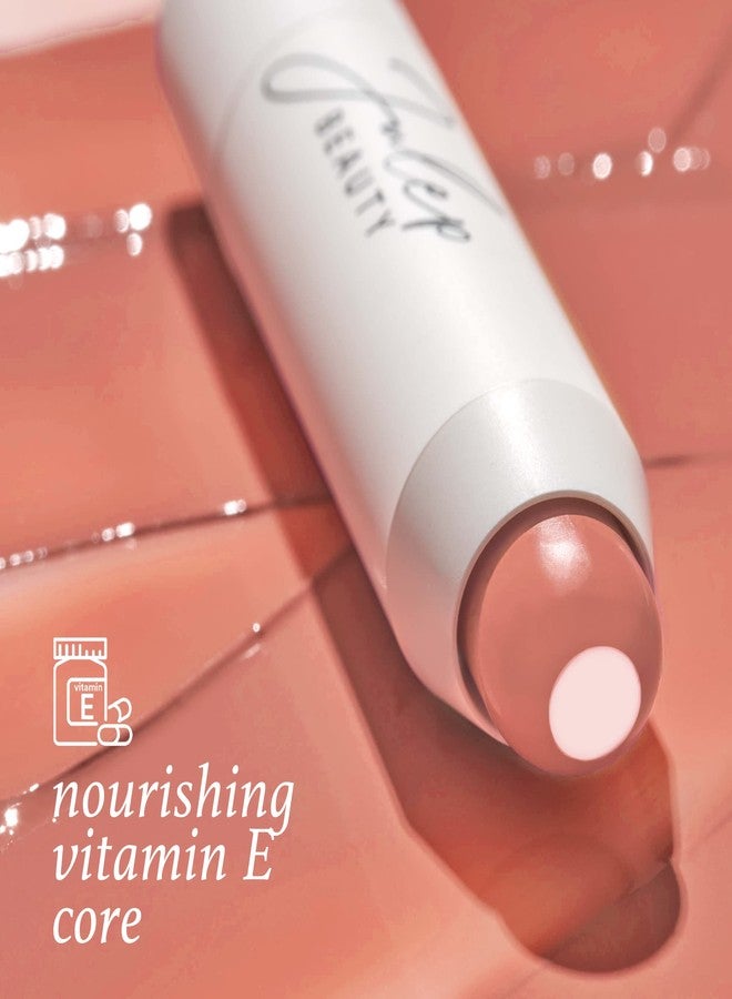 جلاب مجموعة جوليب المثالية المكونة من قطعتين: مرطب شفاه ملون بلون خشب الورد الطبيعي، ومحدد شفاه كريمي طويل الأمد قابل للسحب بلون محايد كلاسيكي. - Image 3