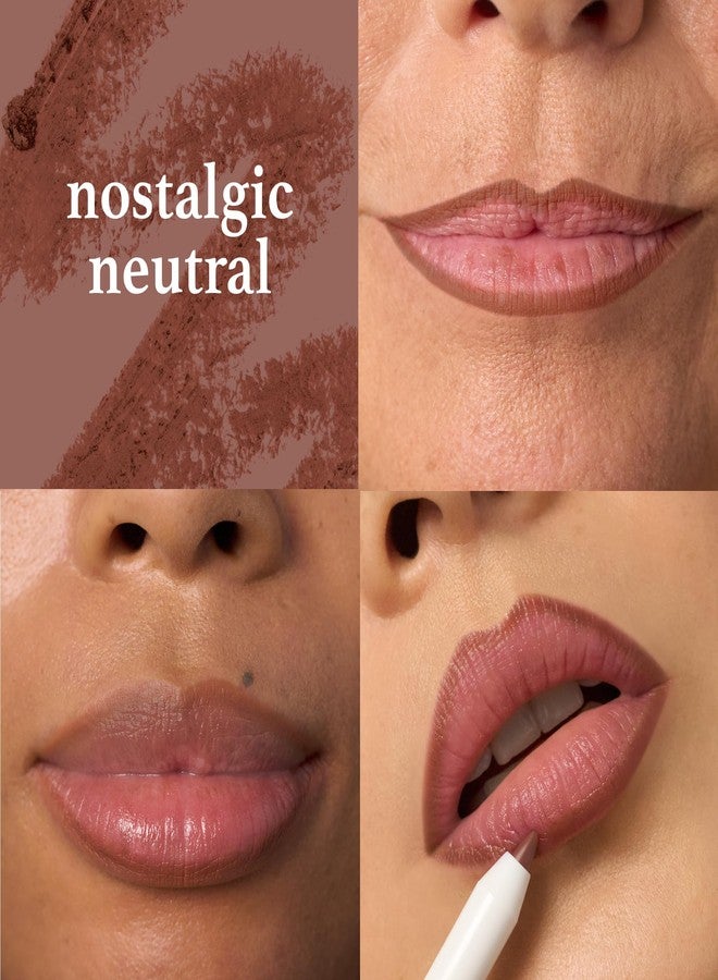 جلاب مجموعة جوليب المثالية المكونة من قطعتين: مرطب شفاه ملون بلون خشب الورد الطبيعي، ومحدد شفاه كريمي طويل الأمد قابل للسحب بلون محايد كلاسيكي. - Image 5