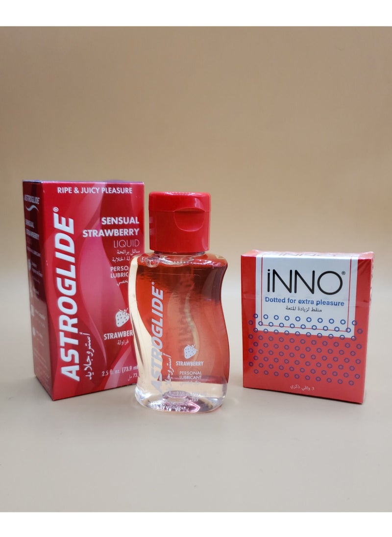 ASTROGLIDE Personal Lubricant With Condom 