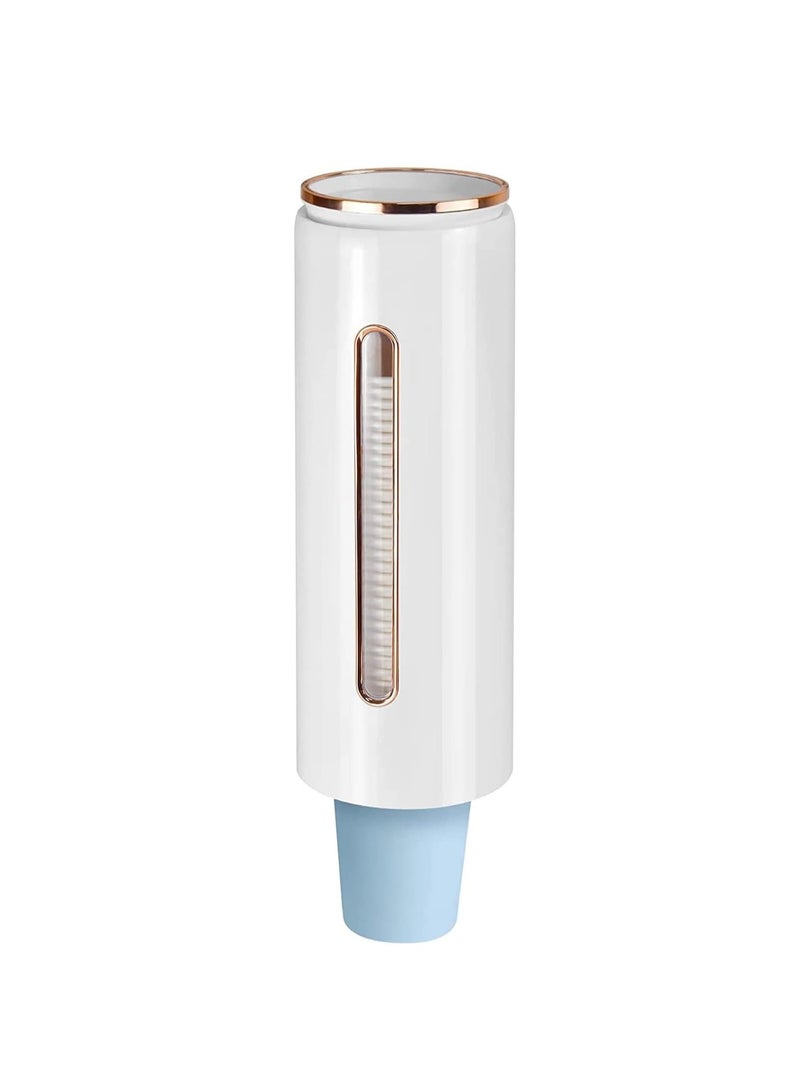 Excefore Cup Dispenser, Water Cooler Cup Holder Wall Mount Fit 5oz - 7oz Cups, Pull Type Disposable Cup Dispenser for Bathroom Home Office - Image 1
