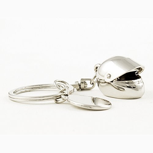 Hyning Creative Motorcycle Bicycle Movable Sunshade Helmet Key Chain Ring Keychain Keyring Keyfob - Image 3