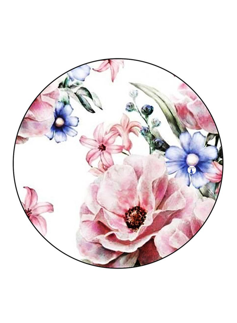 Flowers Printed Mouse Pad Multicolour