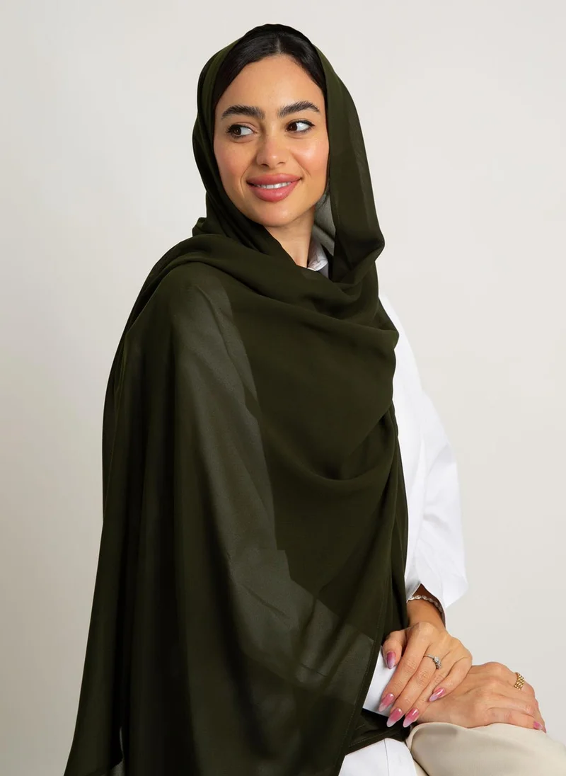 Kaafmeem Dark Olive Laser Tarha