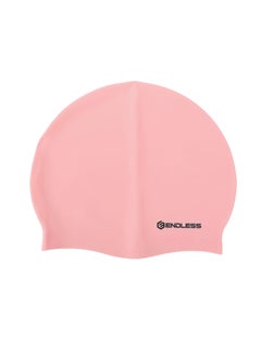 ENDLESS  EL1019 Classic Comfortable Plain Silicon Swimming Cap | Material : Silicon | Fully Elastic Waterproof Swimming Cap for Long and Short Hair with Thicker Edge | For Adults, Women and Men  - Image 1