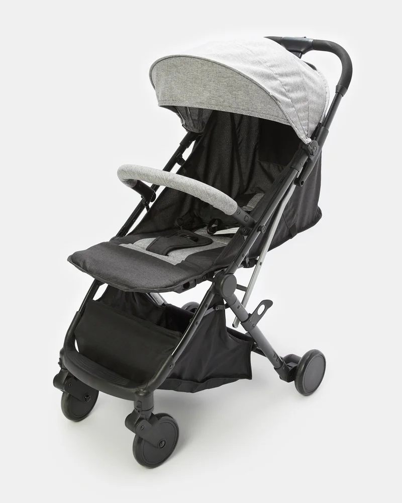 REDTAG Grey Baby Single Foldable Stroller