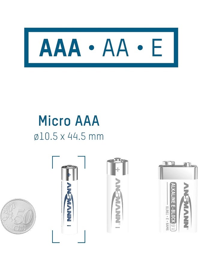 ANSMANN بطاريات أنسمان AAA القلوية حجم LR03 - بطارية AAA (عبوة من 80) - Image 4