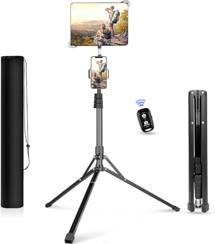 UBeesize 67in iPad Tripod Stand 360 Rotating Tablet Mount Phone Holder Compatible with 99157 Inches Tablets - Image 1