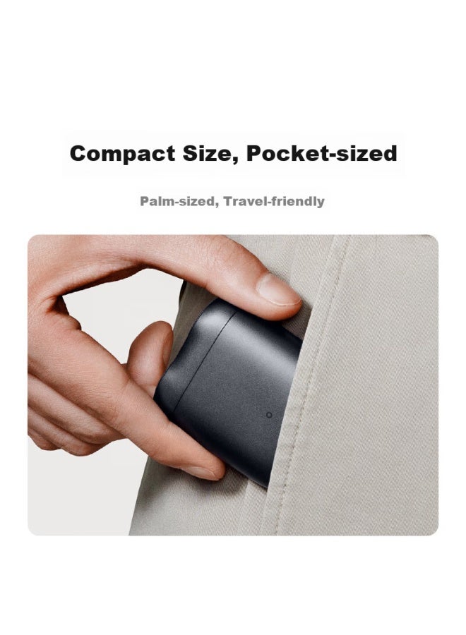 Mijia Electric Shaver S200, Xiaomi Portable Razor, Smart Sensor Shaving With Detachable Magnetic Blade Head, Glacier Silver, Gift For Boyfriend, Portable For Travel - Image 4
