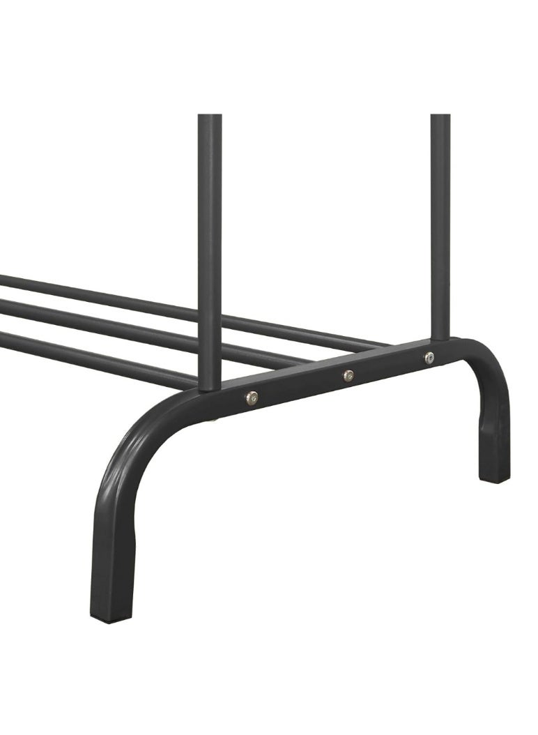 إيباسكت منظم واستاند ملابس معدني  (110 × 45 × 150 سم)الاستاند مصنوع من المعدن *معدن (لون اسود) - Image 2