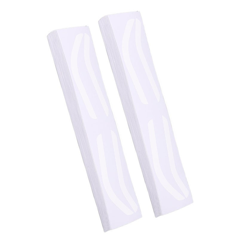 Disposable Eyebrow Templates: Self Adhesive, 1-Time Use, Skin-Gentle Quality Paper - Symmetrical Brow Shaping Stencil Stickers for All Face Shapes, Makeup Artists and At-Home Users - Image 3