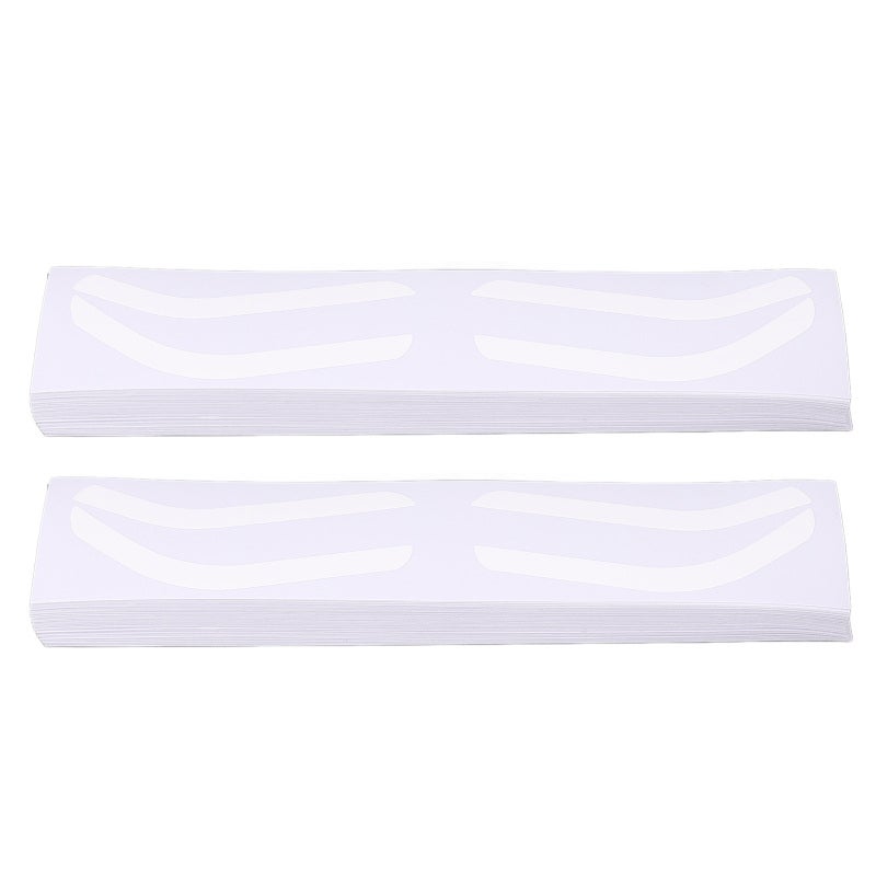 Disposable Eyebrow Templates: Self Adhesive, 1-Time Use, Skin-Gentle Quality Paper - Symmetrical Brow Shaping Stencil Stickers for All Face Shapes, Makeup Artists and At-Home Users - Image 4